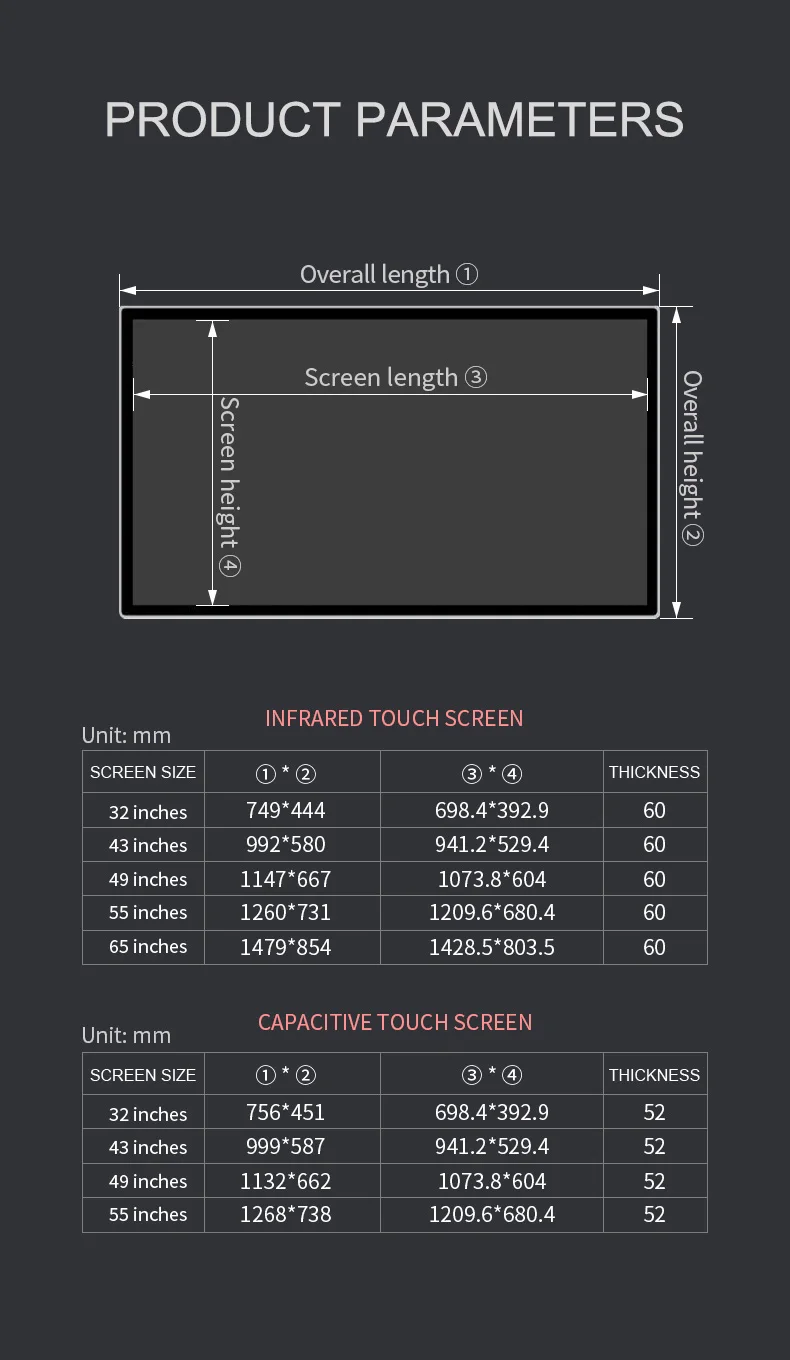 Высокое разрешение сенсорный ЖК-экран тотемный дисплей digital signage player с поддержкой K-типа