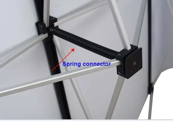 Портативный напольный ПВХ рекламный алюминиевый каркас, выдвижная стенка для дисплея