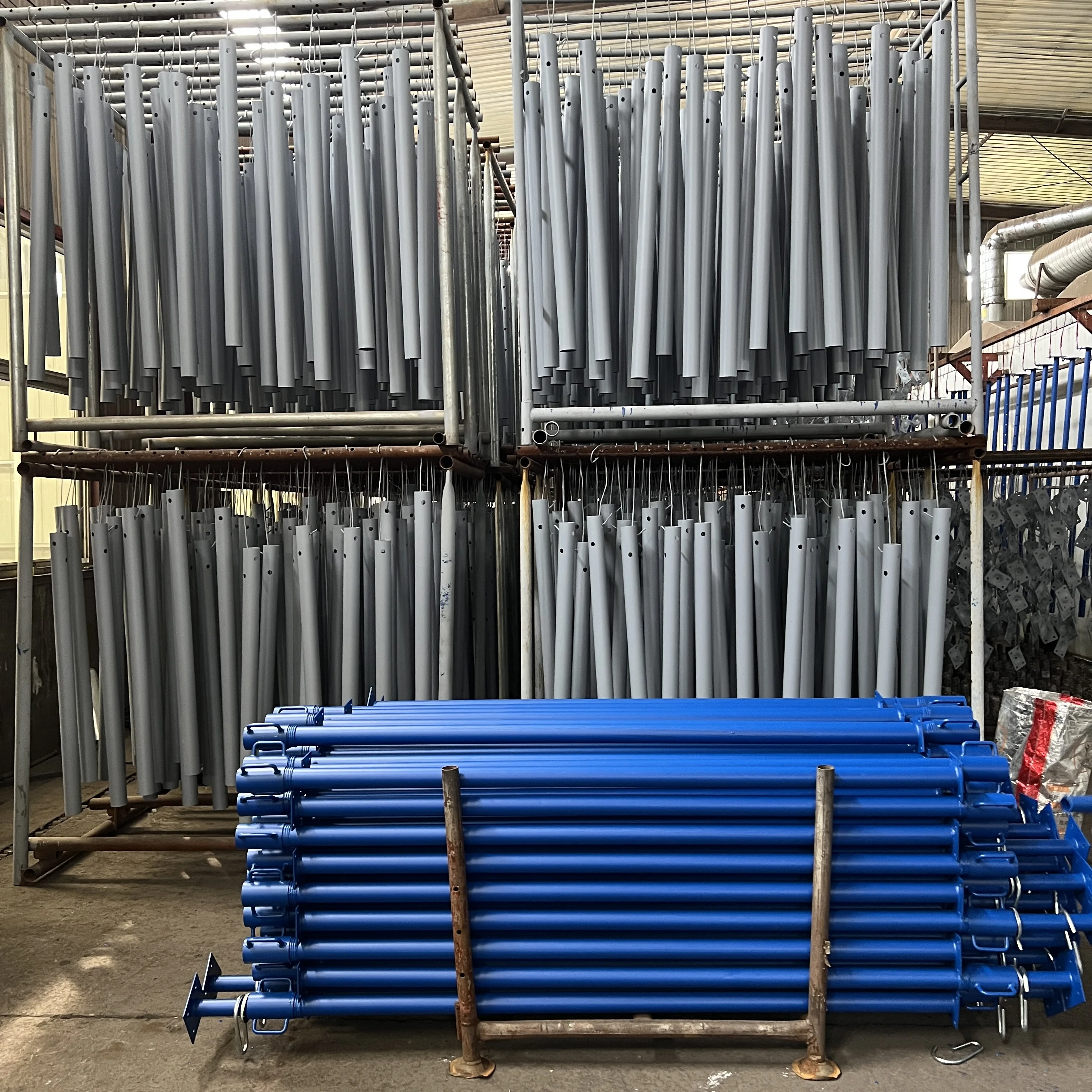 Electric scaffolding beam working platform adjustable shoring steel prop for housing using