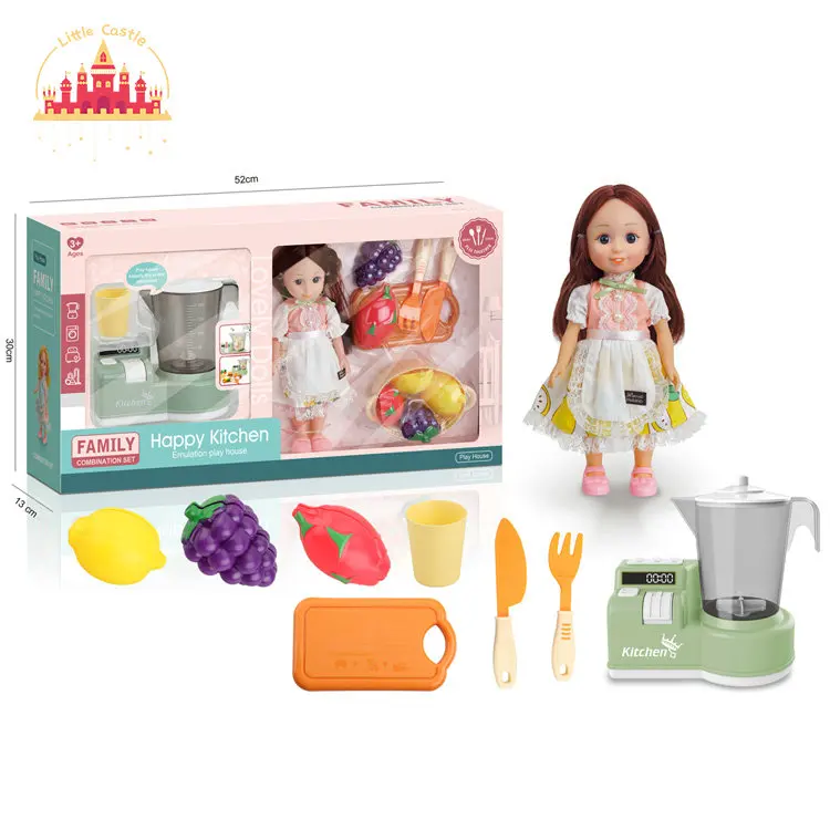 Новое поступление модная пластиковая мини-кукла с тележкой набор игрушек SL06D009