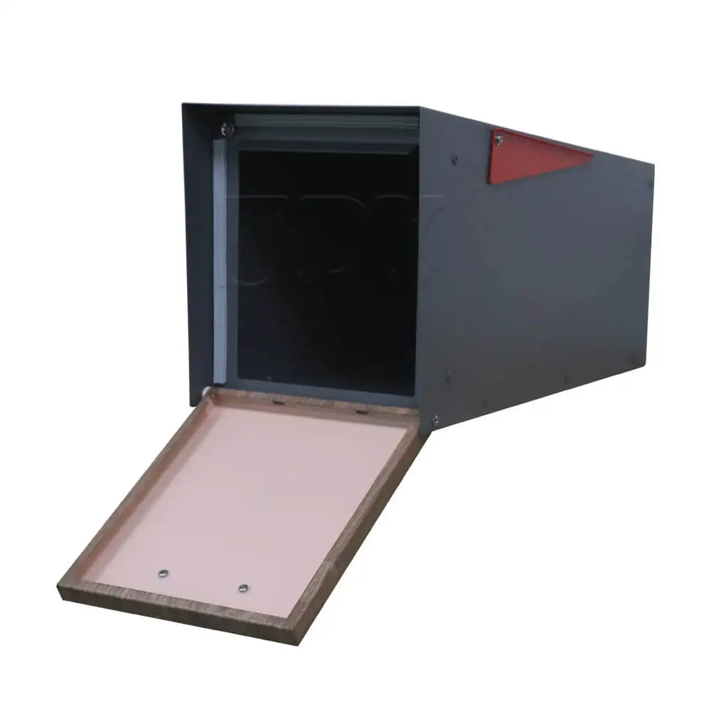 JDY NEW Tiktok Hot Selling American Style Mailbox for Exterior Post Installation with Flashing Strip and Flags