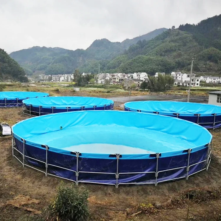 Large PVC fish farming tank PVC fish tank aquaculture