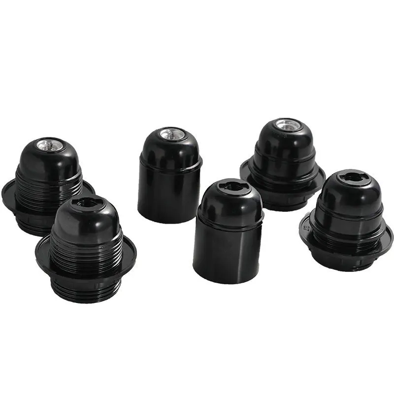 E27 bakelite lamp holder phenolic E27 socket for led lamp stand mount wall led lamp light fixture components