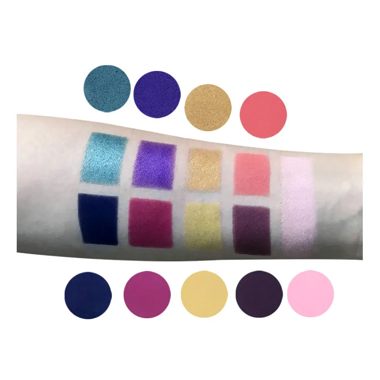 Private Label No Logo Wholesale eyeshadow high pigment eye shadow 9 shades cardboard palette
