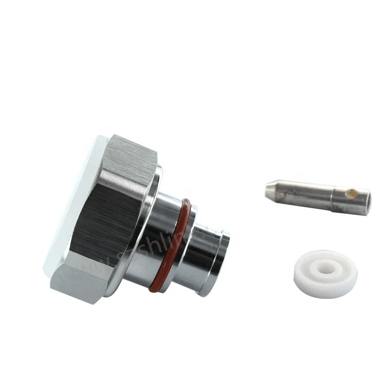 DIN 7/16 straight connector male for RF coaxial cable