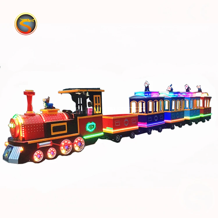 Hot design fun fair game tourist  train electric shopping mall kiddie train in other amusement park products