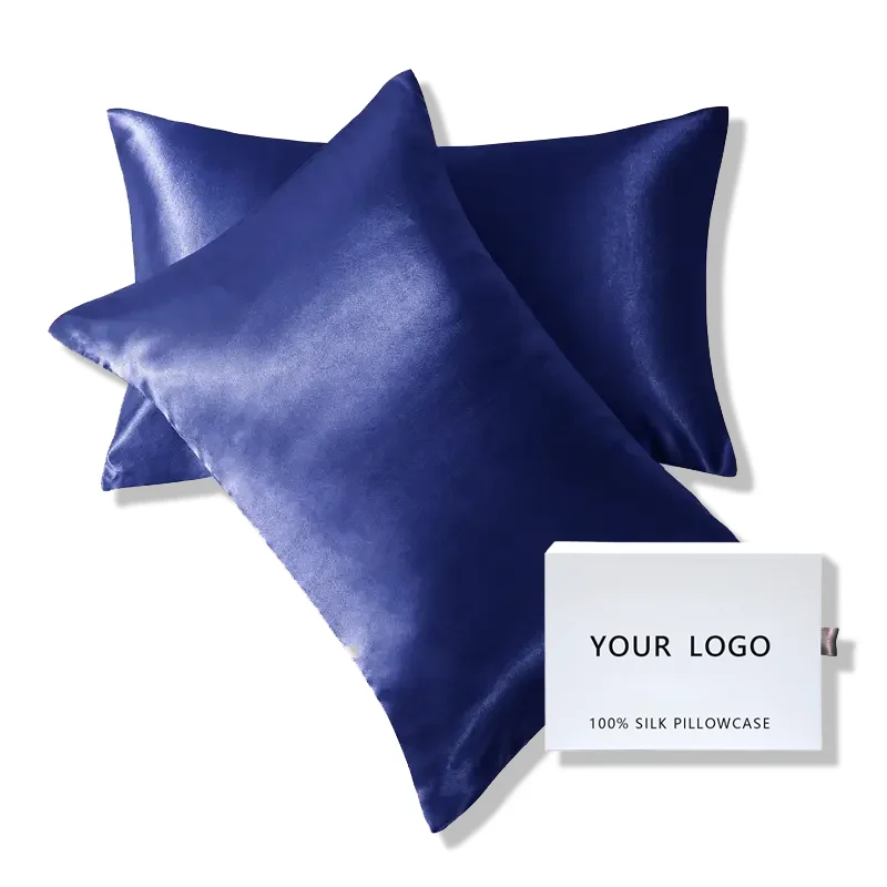 22MM silk pillow case to prevent wrinkles silk pillowcase new hyaluronic acid pillowcase zipper silk pillowcase