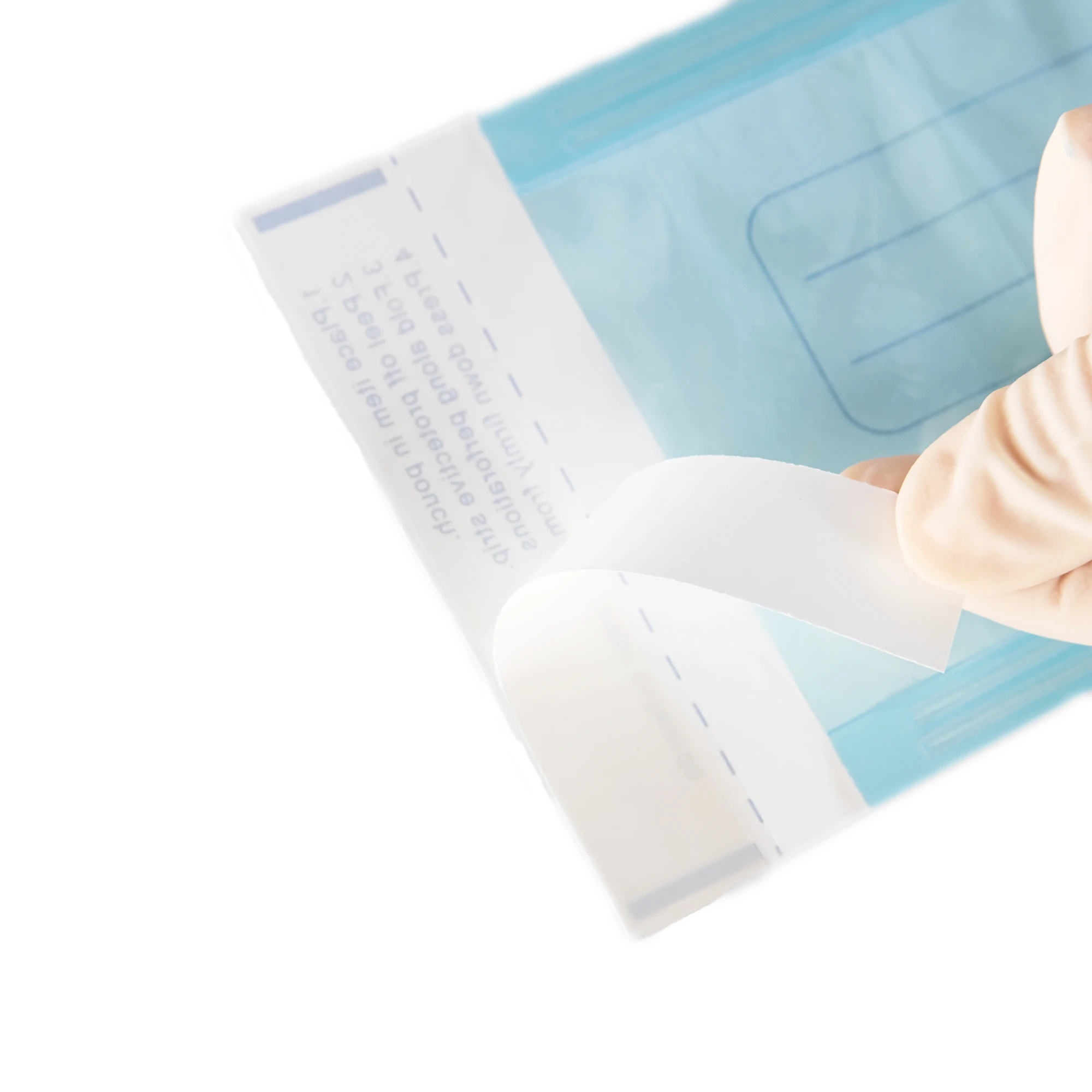 Sterilization Flat Roll Pouch Reel Medical packaging for Steam/EO Sterilization 50mm*200m