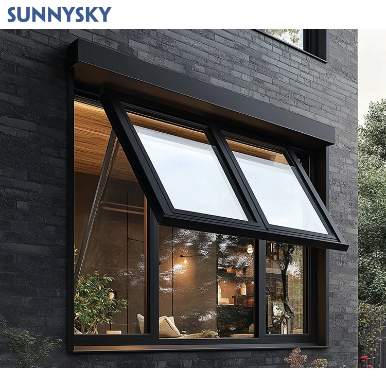 Звукоизолированные алюминиевые тентовые окна Sunnysky для дома и сада