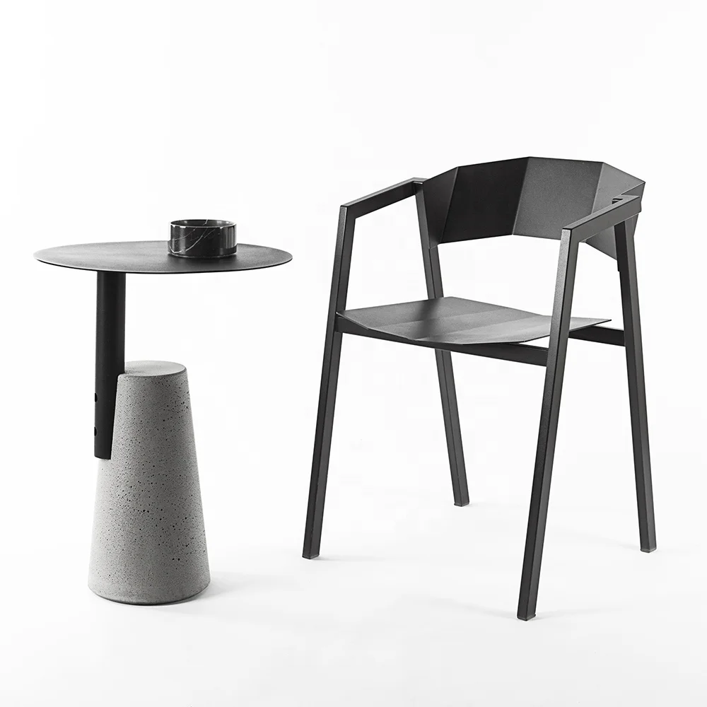 
Bentu Bai modern antique rustic rattan round cafe table reclining coffee table space saving furniture for living room 