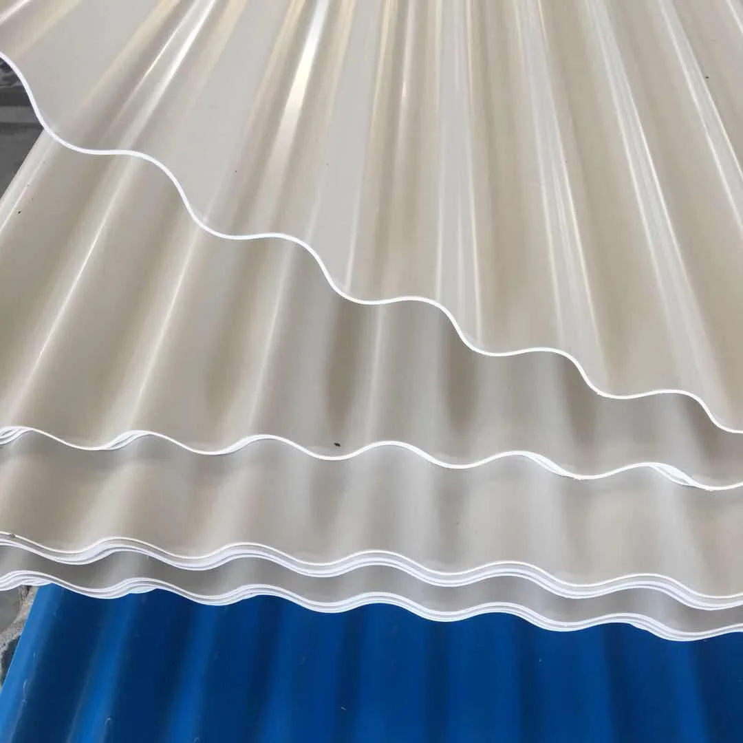 Impact Resistance Building Material Construction Blue Roofing Shingles Plastic Corrugated Sheet