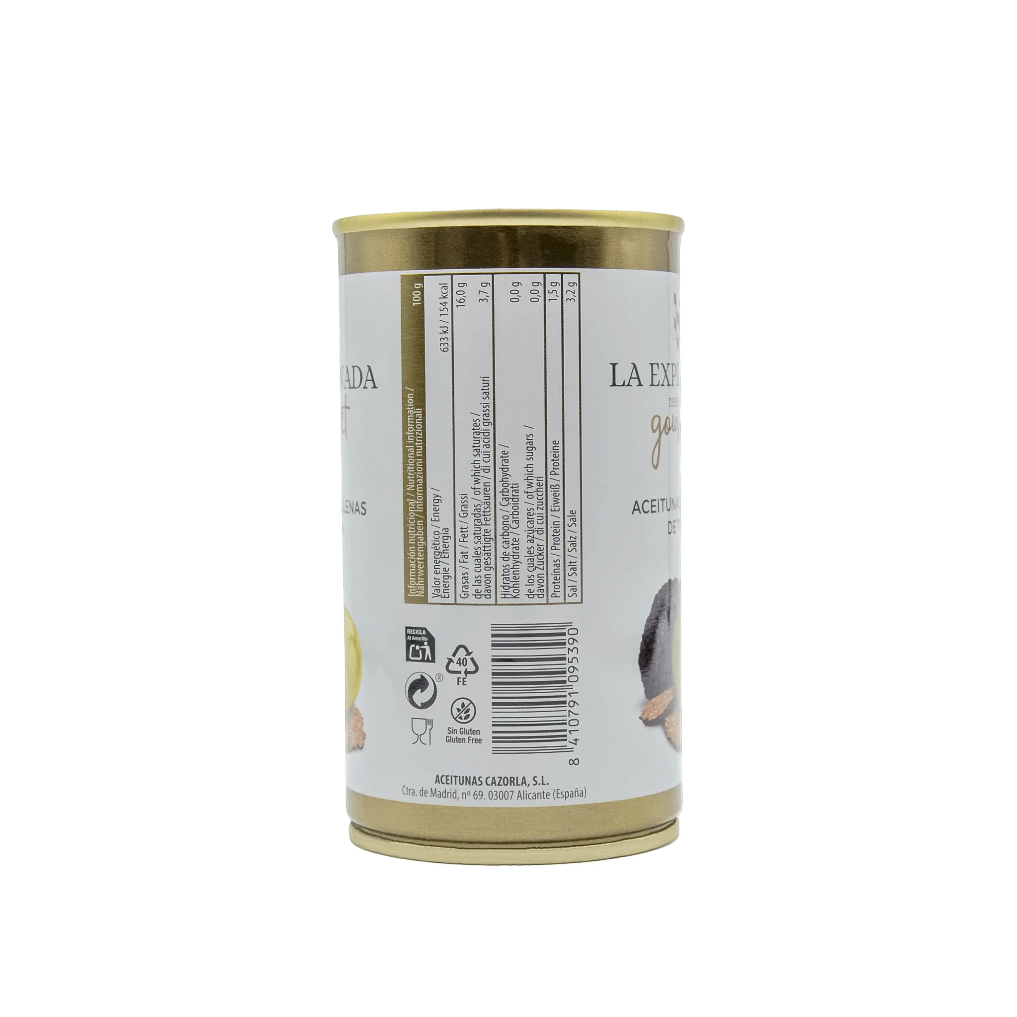Best Selling Excellent Taste Net Weight 350 Gr Truffle Stuffed Manzanilla Green Olives For Restaurant