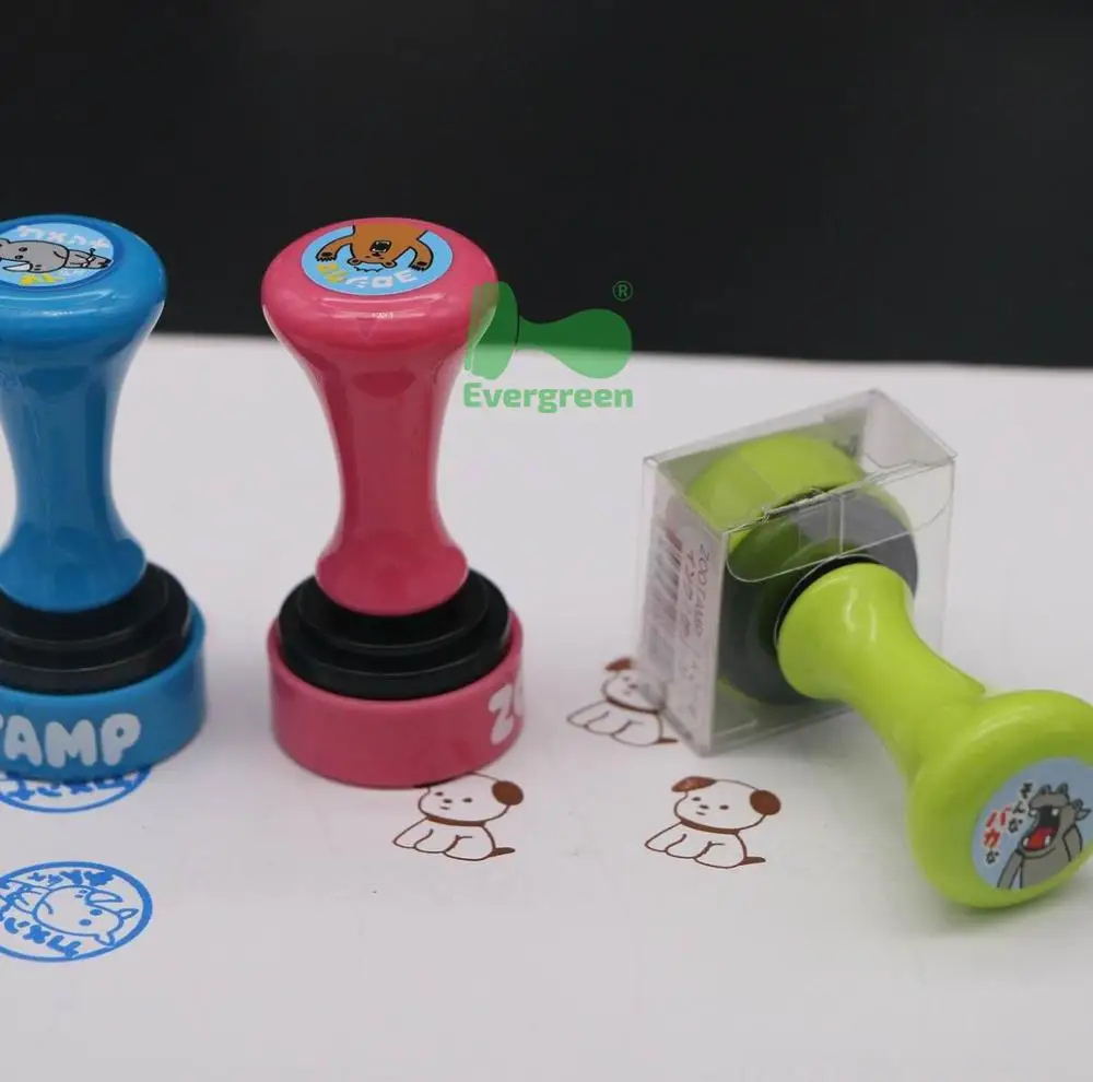 Customizable cartoon toy stamps for kids with many cute designs