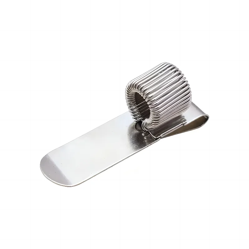 IN STOCK Silver Manganese steel pen clip organizer holder for notebook
