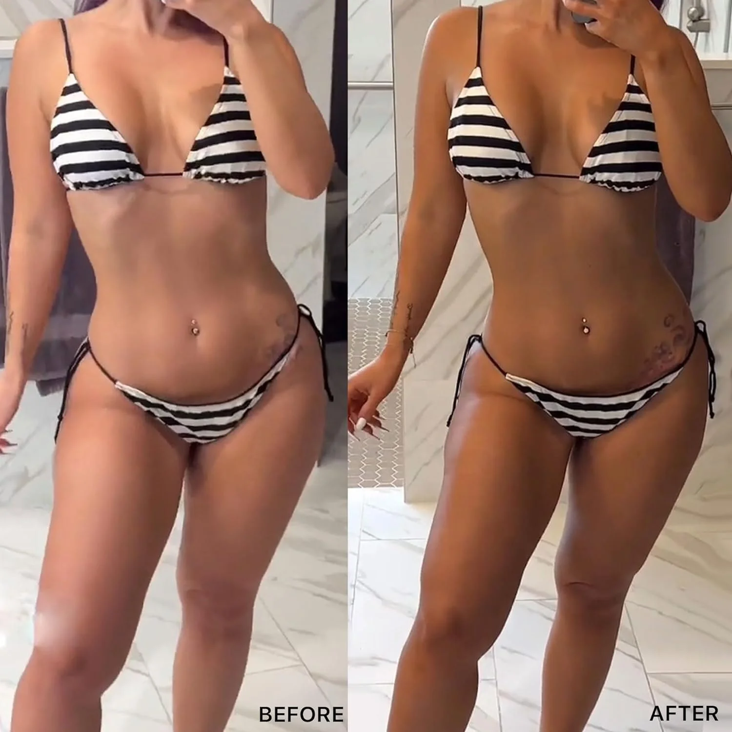TIKTOK hotasale Манго натуральное мерцающее масло темное для загара с UVA/UVB SPF6