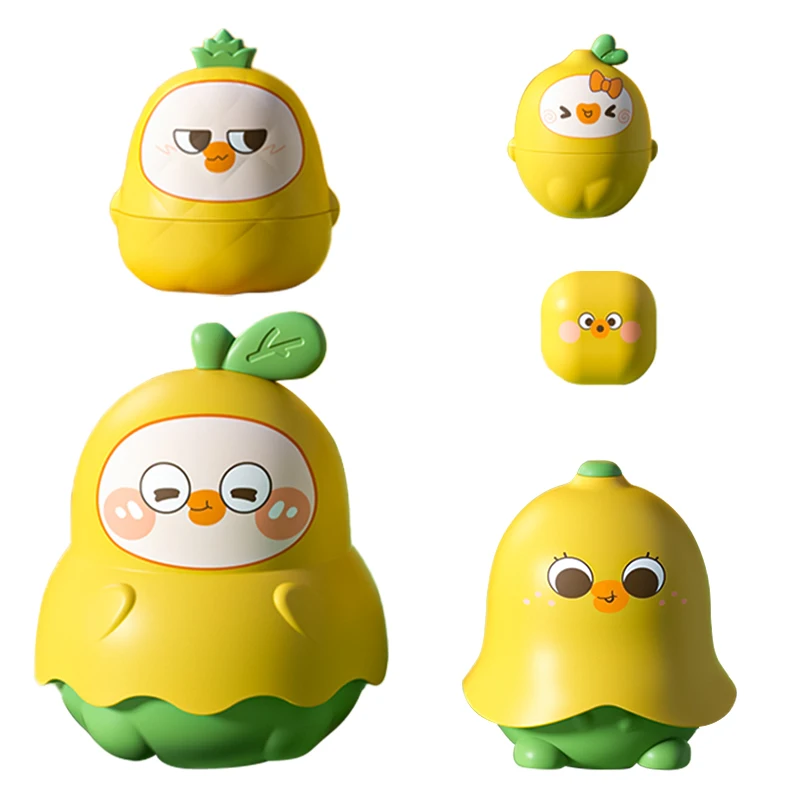 Plastic Matryoshka Stacking Set Handmade Toys Adults Easter Christmas Halloween Home Room Decoration Gift Russian Nesting Dolls