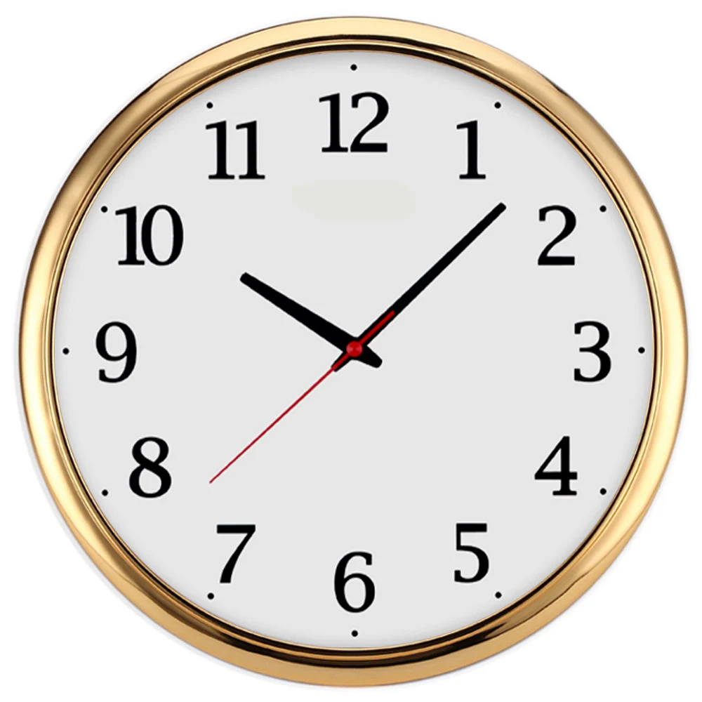 Hanging Wall Clock Personalized Plastic Wallclock