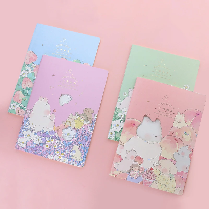 Designer 2022 New Product Custom Cute Pattern Car Line Book Yellowish Eye Protection Student Notebook