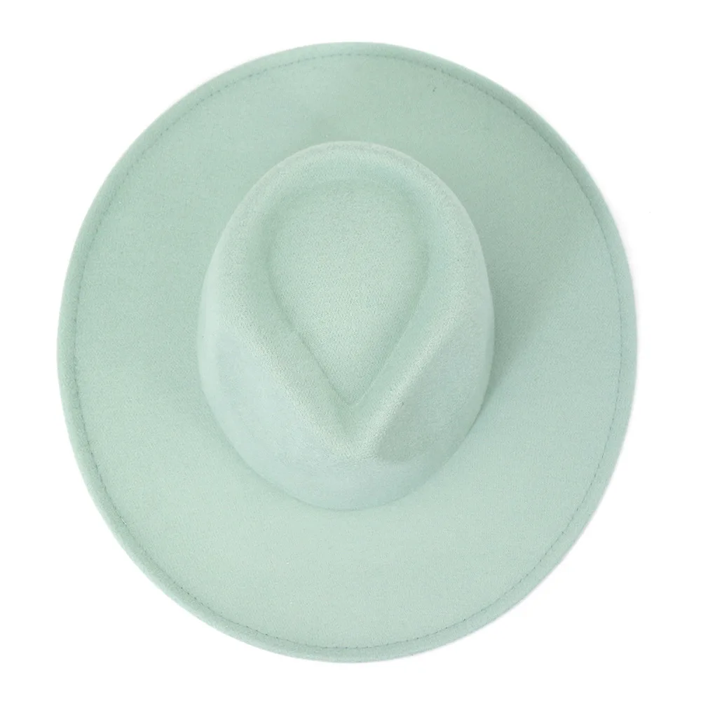 Высококачественная фетровая шляпа унисекс с широкими полями