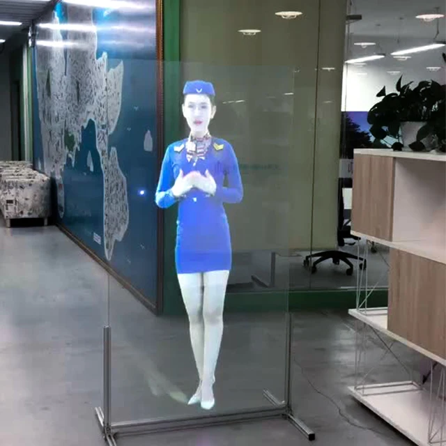 Голографическая 3d-проекция 1 52 м * прозрачная пленка для задней проекции лучшего качества