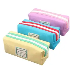 OEM Personalised Canvas Pencil Bag for Teenager Pen Pouch Stationery Organizer Pen Tool Storage Custom Canvas School Pencil Case