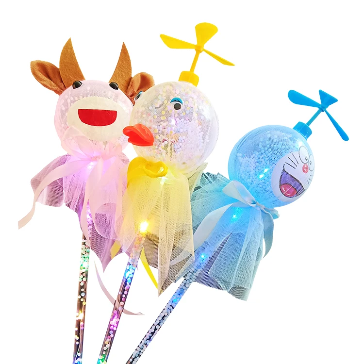 LED Magic POO Wand Flashing Light Up Glow Stick for Party Gift Promotion  Xmas Toy Flash Toys Led Fairy Wand