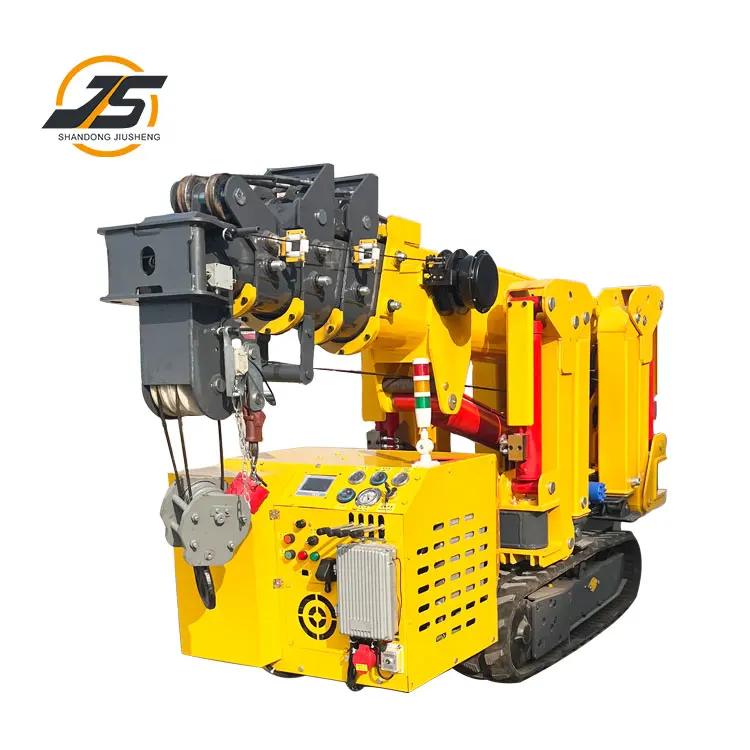 Spider Lifting 3 Tons Crawler Spider Crane Mini Crawler Crane Folding Construction Crane