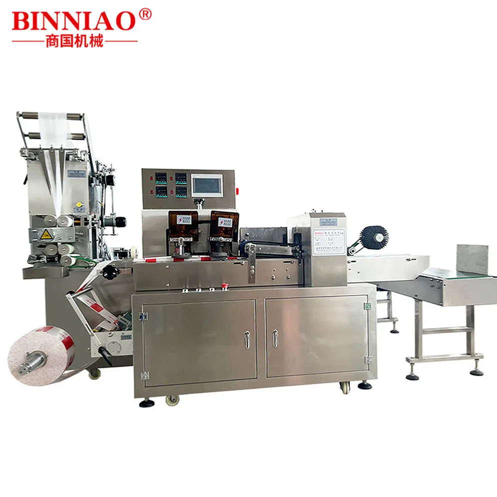 Automatic 3 Seal Wet Wipes Tissue Single Sachet Wet Wipes Making Machine