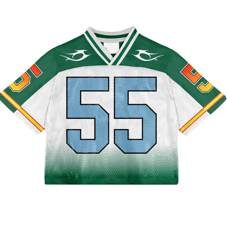 Tonton Sports Whosale Customized Breathable Mesh Training  Professional manufacturer Lacrosse Green football Jerseys for men