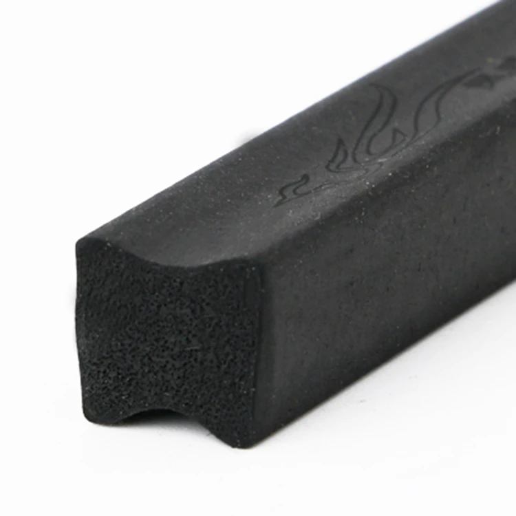 OEM ODM customized extruded black EPDM foam /sponge rubber round rubber strips Rubber rope