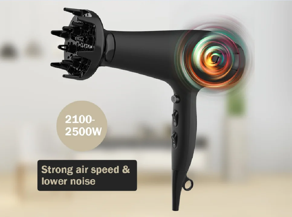 2500W 11000rpm 13000rpm Dc Motor Hang Loop Portable Blow Dryer Hairdryer Professional Powerful Ionic Hair Dryer
