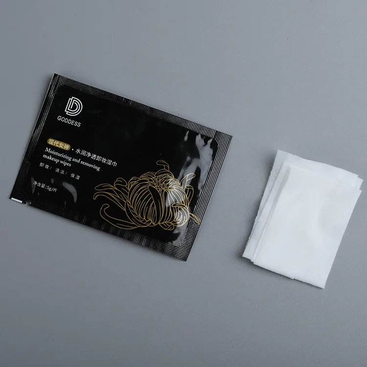 Individual Package OEM Factory Facial Private Label Makeup Remover Wet Wipes