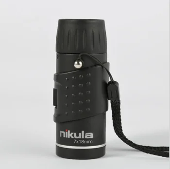 Nikula 7*18 Portable Professional High Times High Definition Dual Focus 16X Zoom Monocular Pocket Telescope
