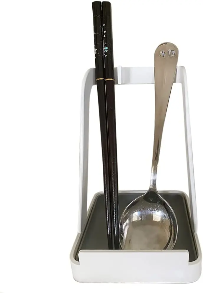 Kitchen utensil and iPad holder Pot lid stand spoon rest Kitchen tools silicone spoon holder Metal pot lid holder