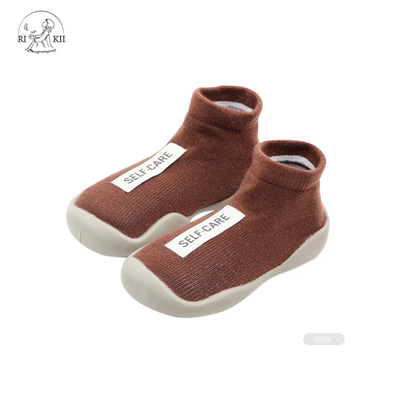 JD- I077 rubber sole baby sock shoe baby sock boots infant soft shoe socks