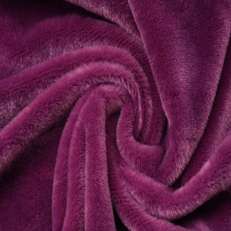 winter keep warm ventilation super soft knit fabric for velveteen blankets pajamas