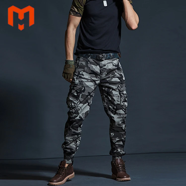 Fashions Trousers High Quality Casual Pants Men Tactical Joggers Camouflage Cargo Pants Pocket Joggers For Men