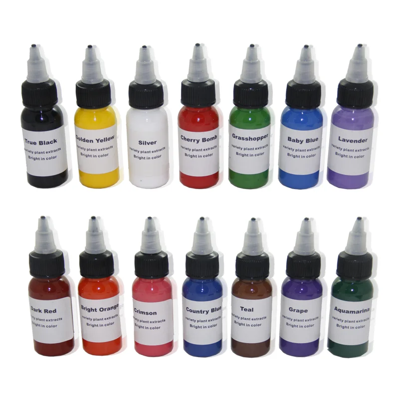 Tattoo Color Black Color Permanent Small Tattoo Special Tattoo Pigment Color Set Authentic