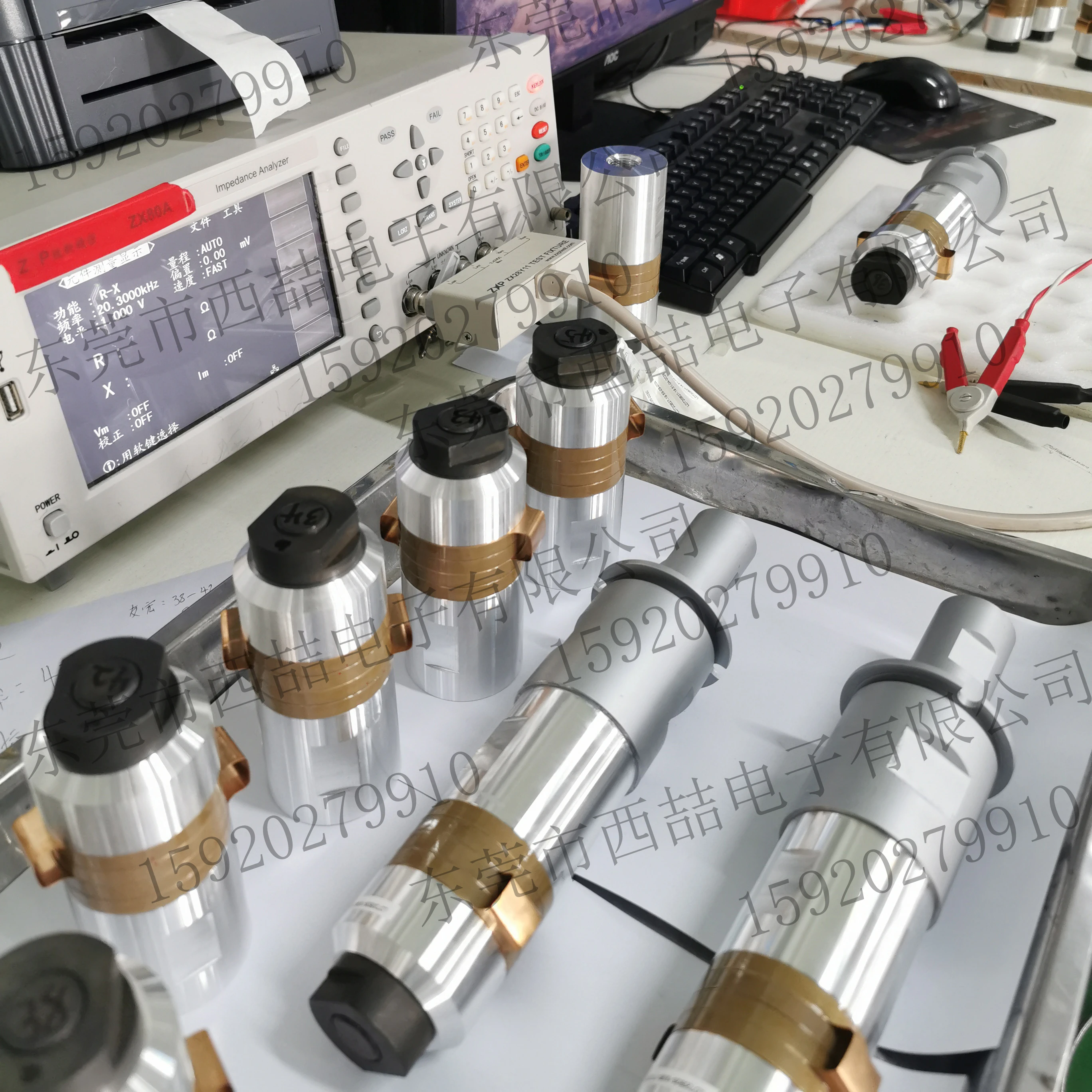 high quality 20k 2000W ultrasonic mask welding transducer for welding machine