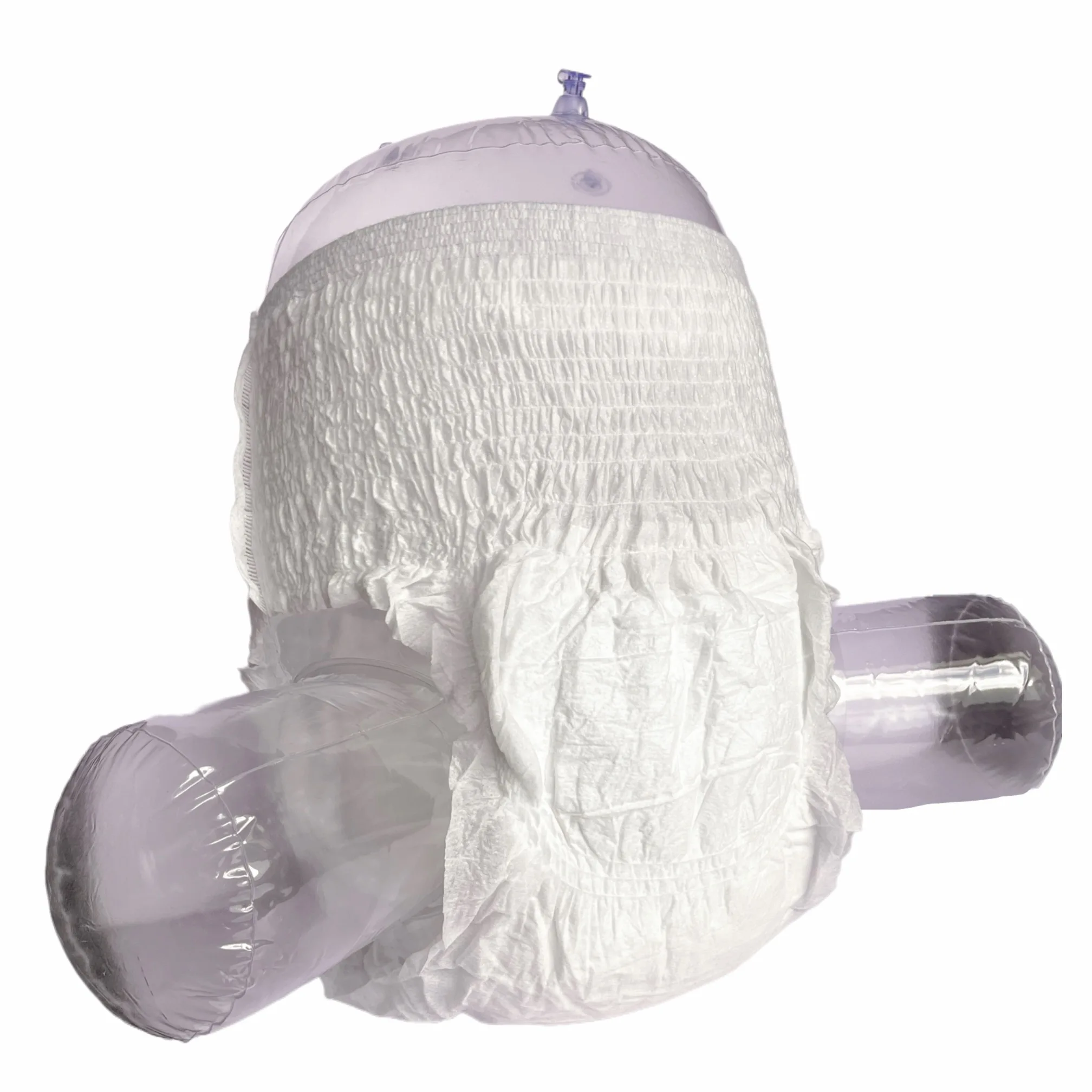 Super Absorbent Polymer Disposable Pull-Up Pant Home Use Ultra-Thick Adult Diaper with Breathable Feature Unisex Made Fluff Pulp