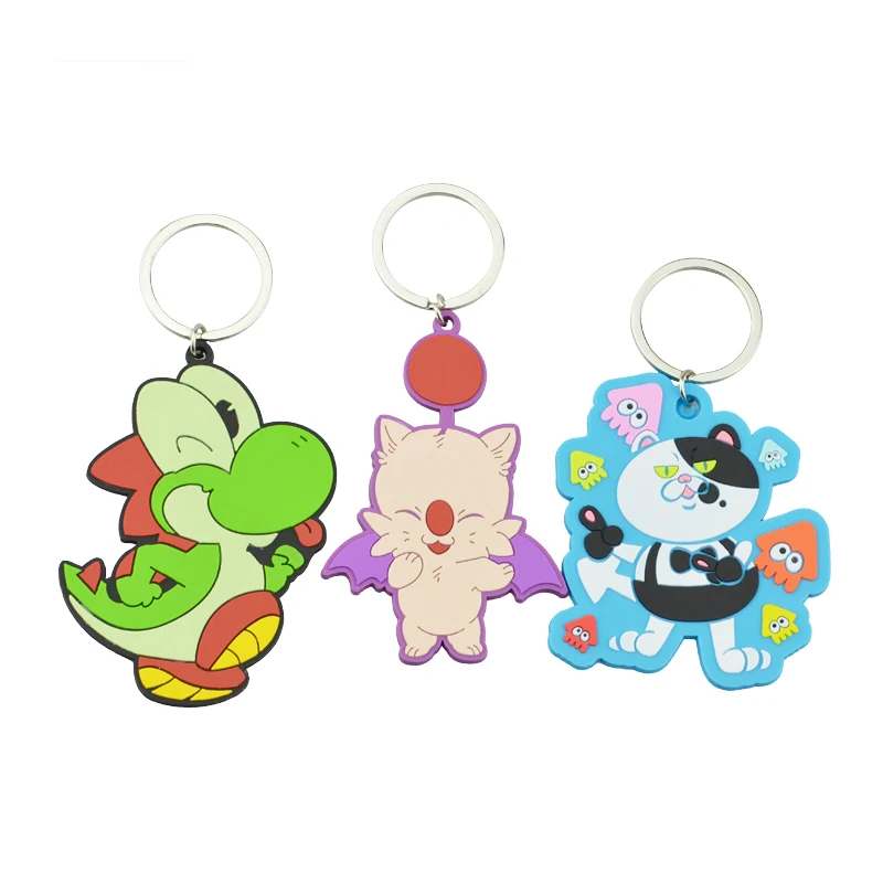 Manufacturers Blank Metal Zinc Alloy Heart Cross Plain Keychain Promotional Oem Accessory Carrot Pvc Key Rings