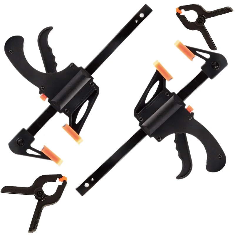 Carpon Fast Strong A-Type Compression Clamp F-Clip Clamp Type C Right Angle Fixed Plate Wood Plastic Materials Inch Measurement