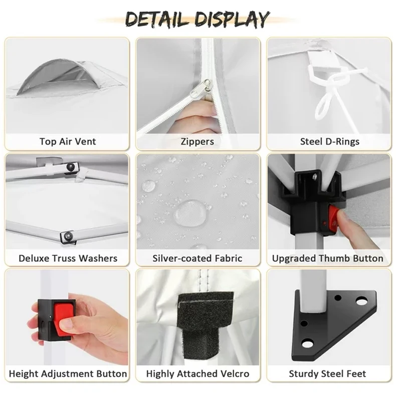 easy pop up easy to fold practical small tents exhibition display booth tent outdoor canopy tent trade show