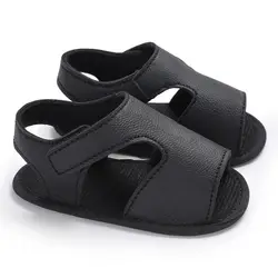 Soft Newborn Barefoot Infant Toddler Summer PU Baby Girl And Boy Sandals