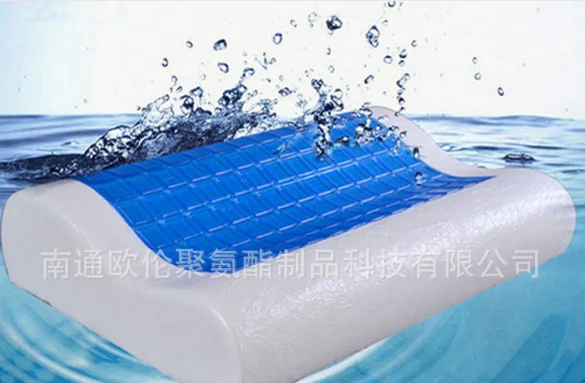 Comfort Bamboo Visco Cold Cooling Memory Foam Pillow Private Label Ice Cool Silicon Gel Pillow/contour pillow