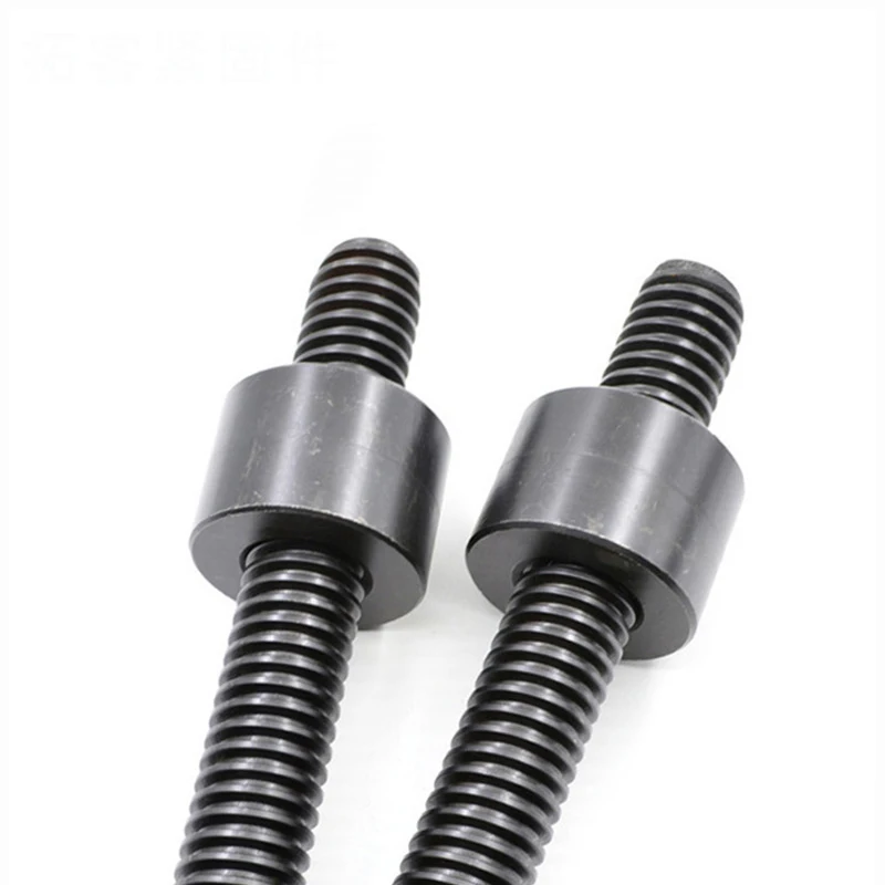 Carbon Steel Black Oxide Flat Round End whole thread Headless Bolt trapezoidal threaded rod Bar For General Industry
