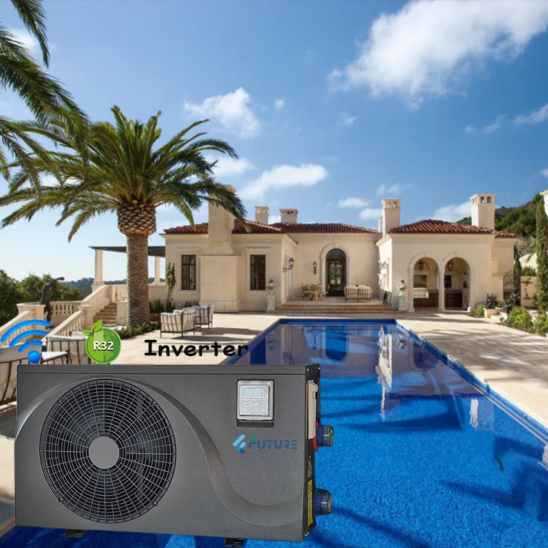 JIADELE R32 Inverter 220V 110v electric swimming pool spa heating cooling heat pump water heater chiller Bomba de calor piscina