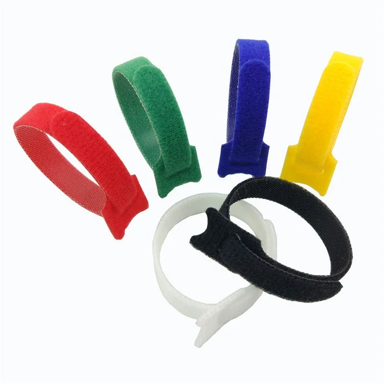 Factory Supply  Cable Tie Black Adjustable Cable Strap Self Reusable Fastening Wire Organizer