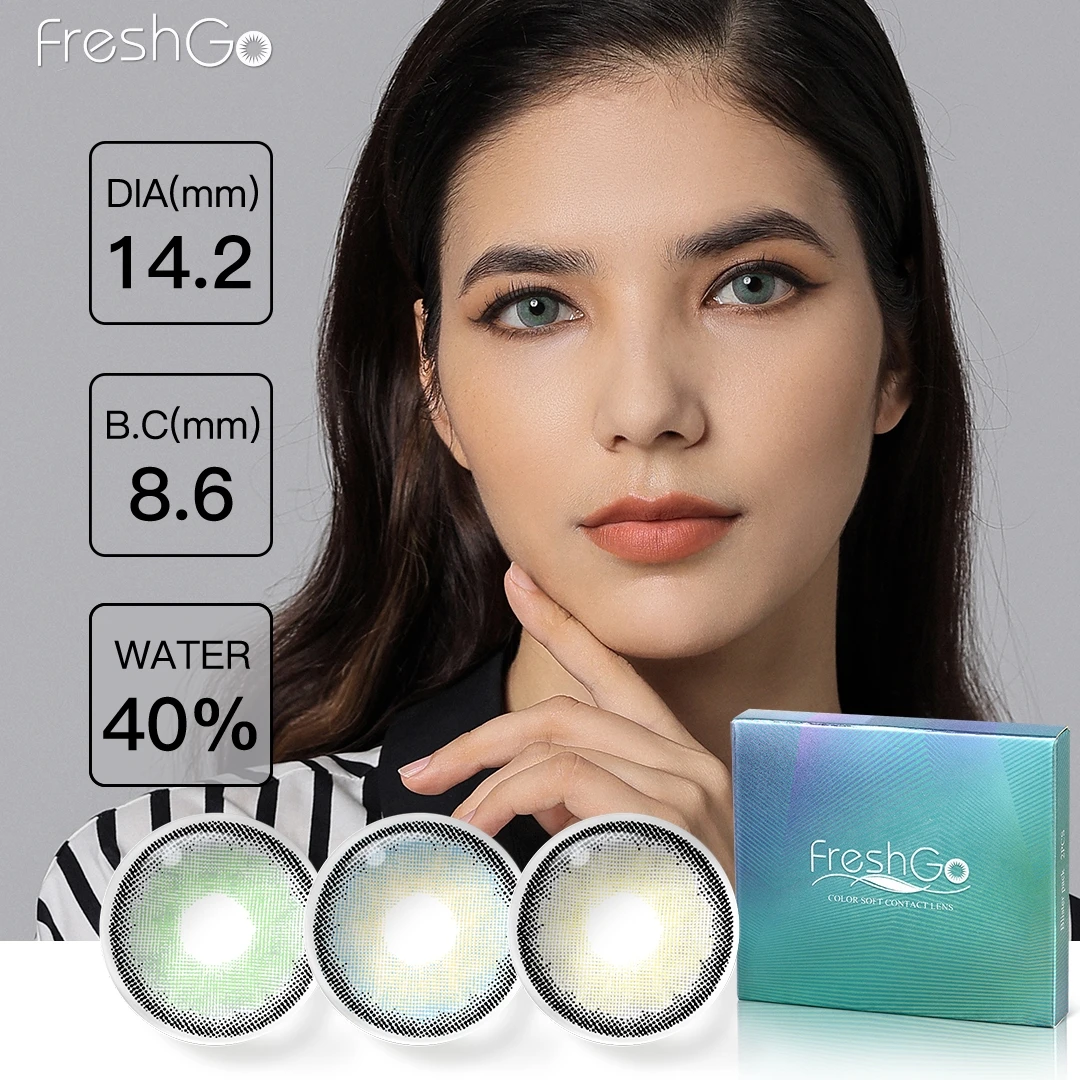 Freshgo New Arrival SONO contacts eyes color lenses yearly Beauty cosmetic eye contact lenses