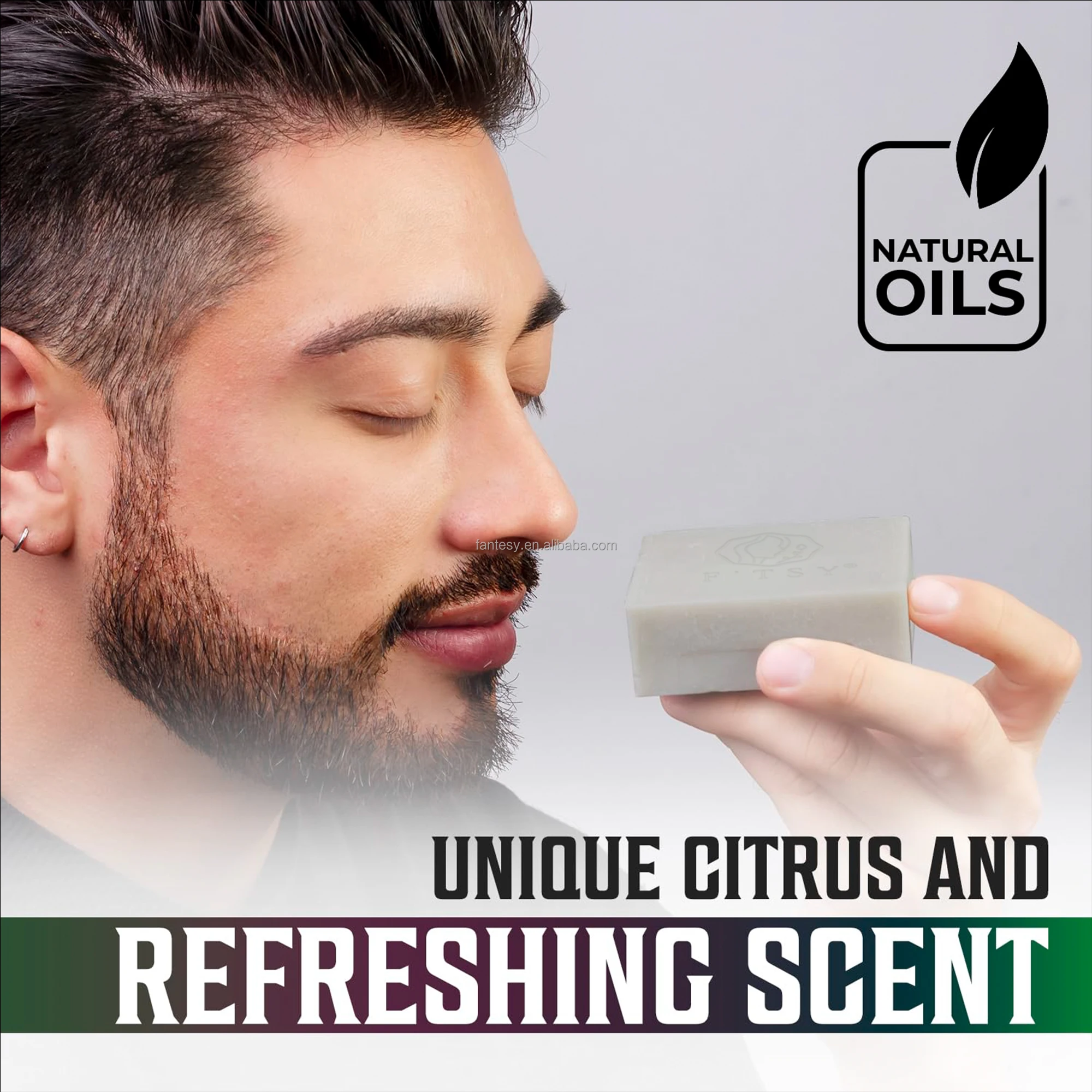 Most Popular Men Soap Smell Fresh and Clean 12 Hours Men Bars Washing Hands Body Mild Skin Soap